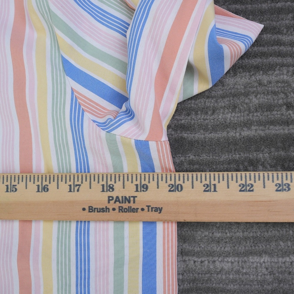 Blair Shirt Women Button Up Colorful Rainbow Striped 3/4 Sleeve Small - Picture 5 of 10